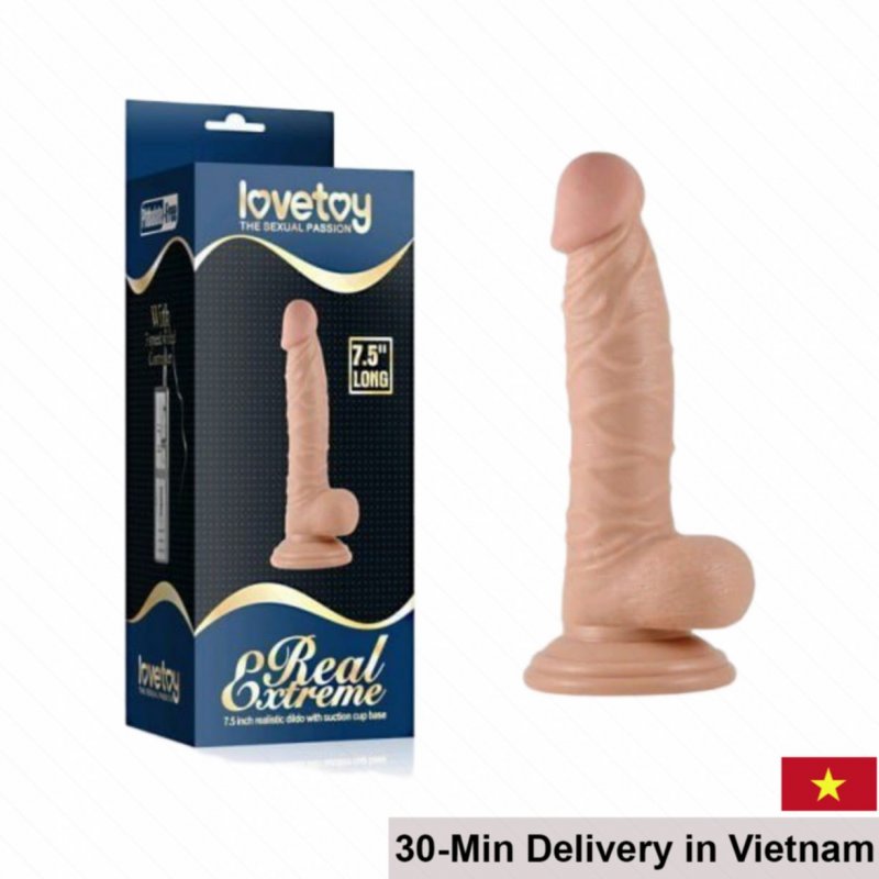 Lovetoy Wall-Mount Vibrating Dildo 21cm Premium Quality 