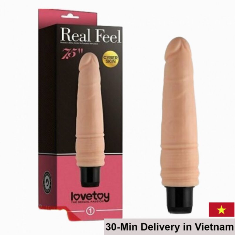 Lovetoy SHP173 Realistic Vibrating Straight Penis Silicone 
