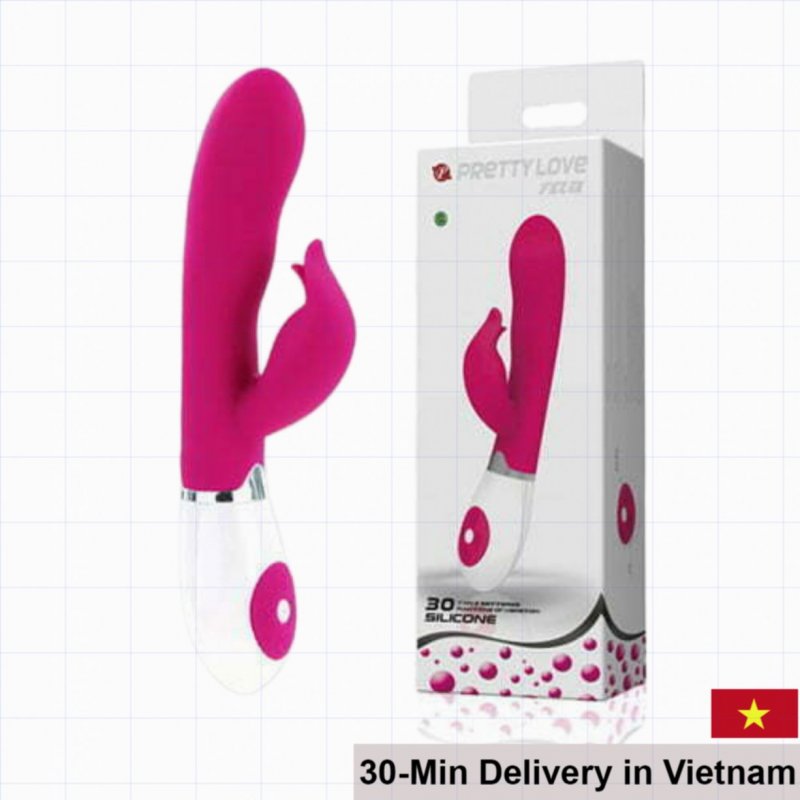 Pretty Love SHP203 Silicone Dildo with 30 Vibration Modes 