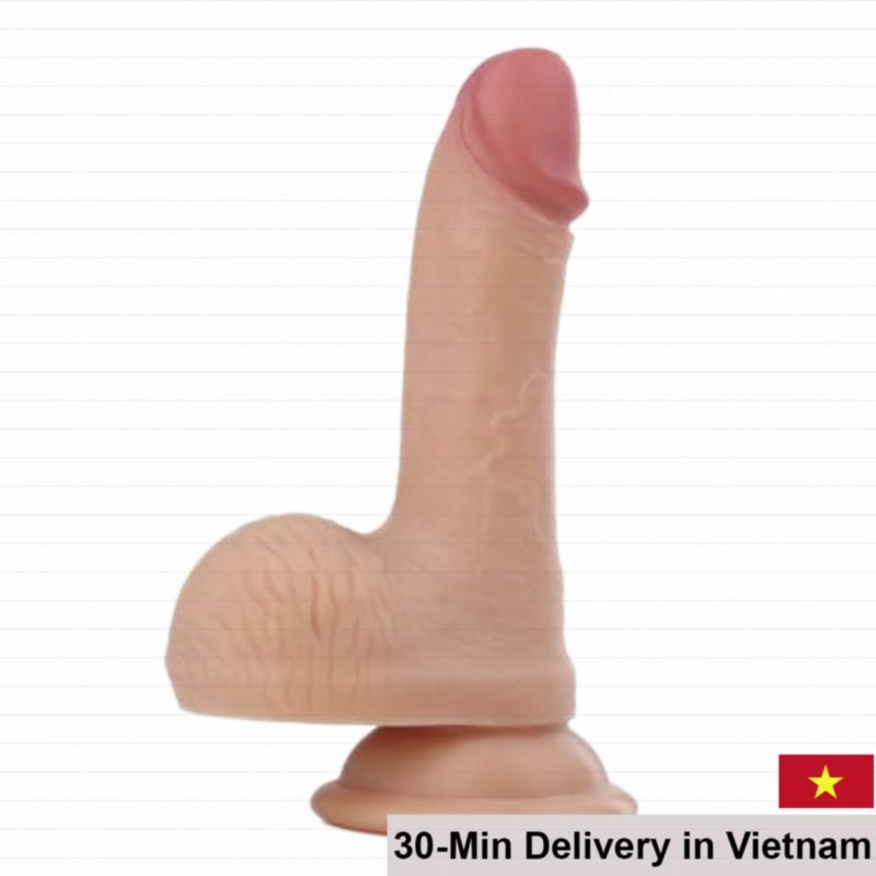 Lovetoy Luca 6.3” Non-Vibrating Suction Silicone Dildo Japan 