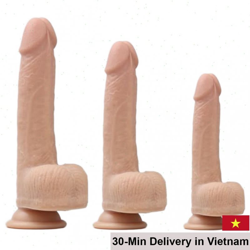 Wall-Mount Vibrating Japanese Dildo SHP1392 Baile Brand 