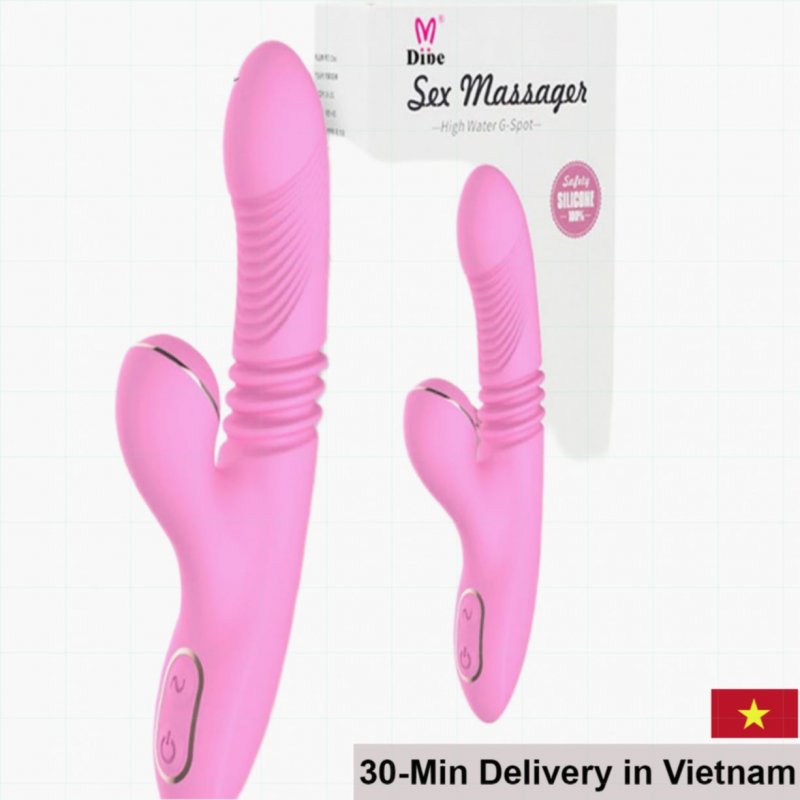 Dibe Warming Vibrating Rotating Realistic Dildo 