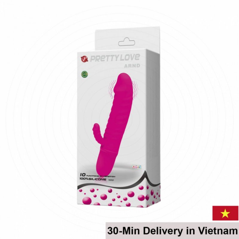 PrettyLove Compact Silicone Vibrating Male Masturbator 