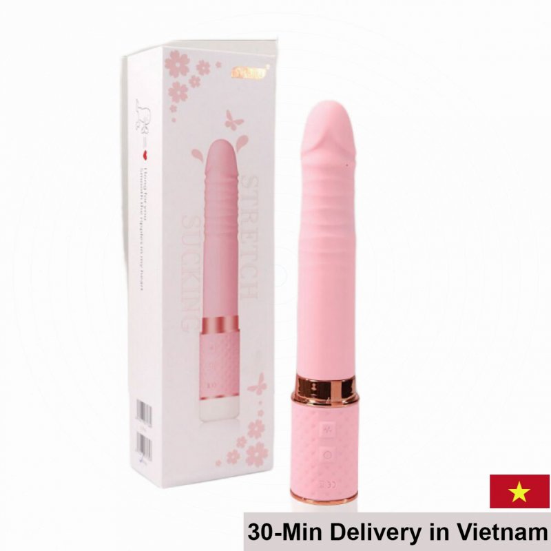 Yeain 2-in-1 Rechargeable Suction Vibrator Pink & White 