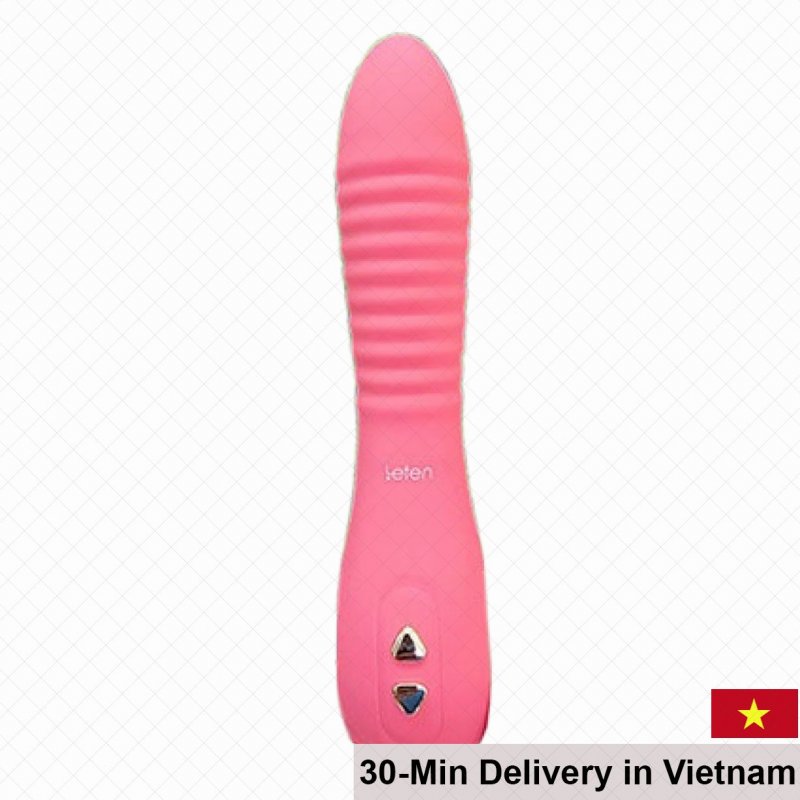 Leten Fairy Soft Warm Vibrating Thrusting Dildo 