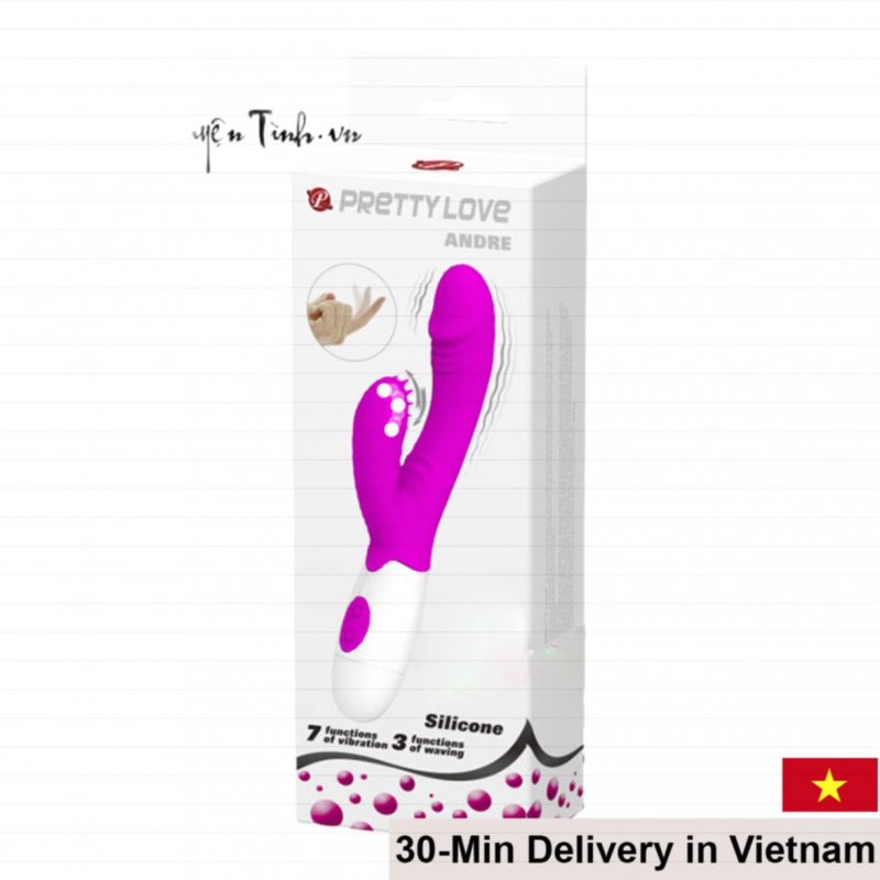 Prettylove Andre Licking Vibrator 3 Wave 7 Vibration Modes 