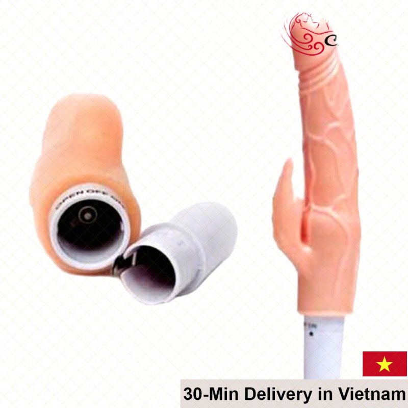 Lybaile skin-tone strong vibrating 1 battery realistic dildo 