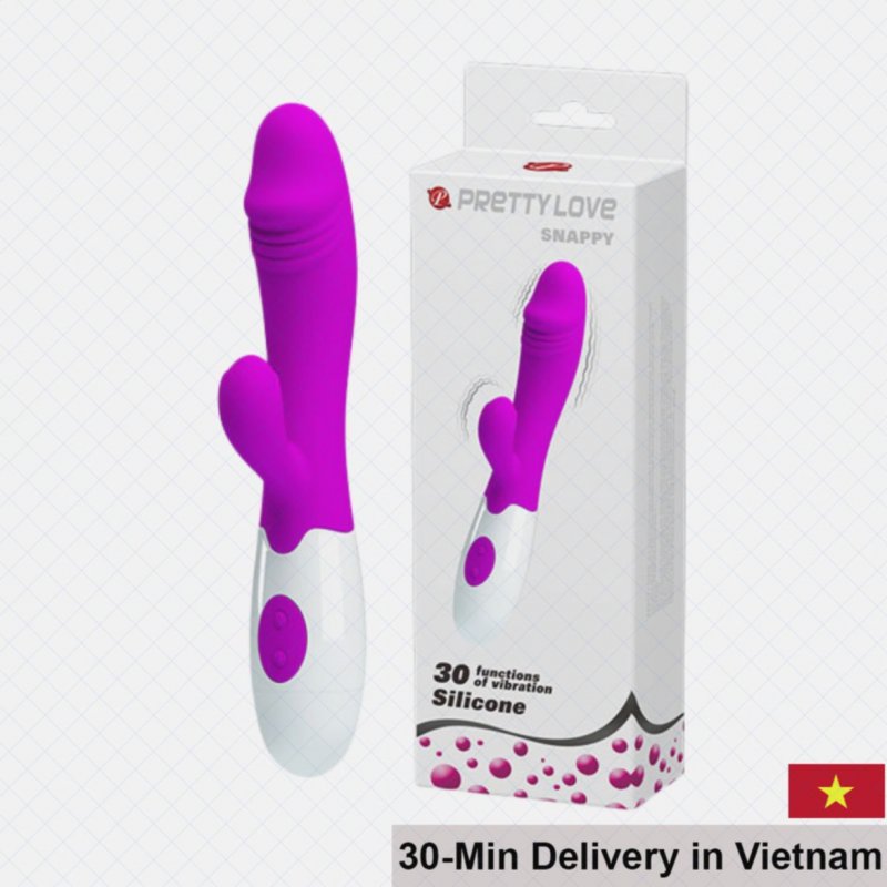 PrettyLove Snappy 30 Mode Waterproof Vibrating Dildo 