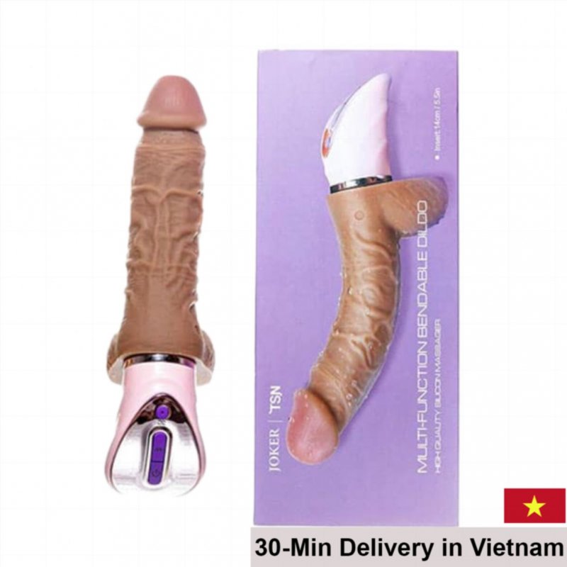 TSN Joker Heated Flexible Dildo 7 Vibration Modes Waterproof 