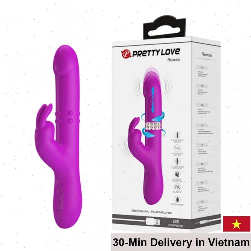 PrettyLove Reese Rotating Vibrator Adult Toy Hong Kong Luxury Design 