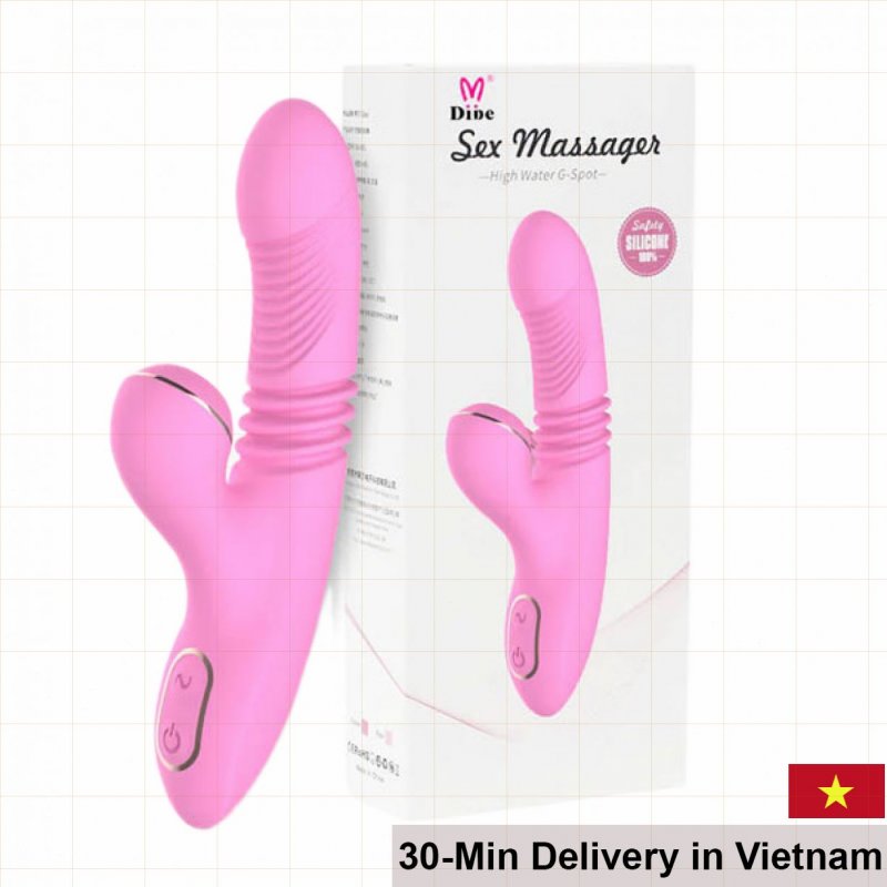 DIBE Olivia Premium Heated Vibrating Suction Realistic Dildo 