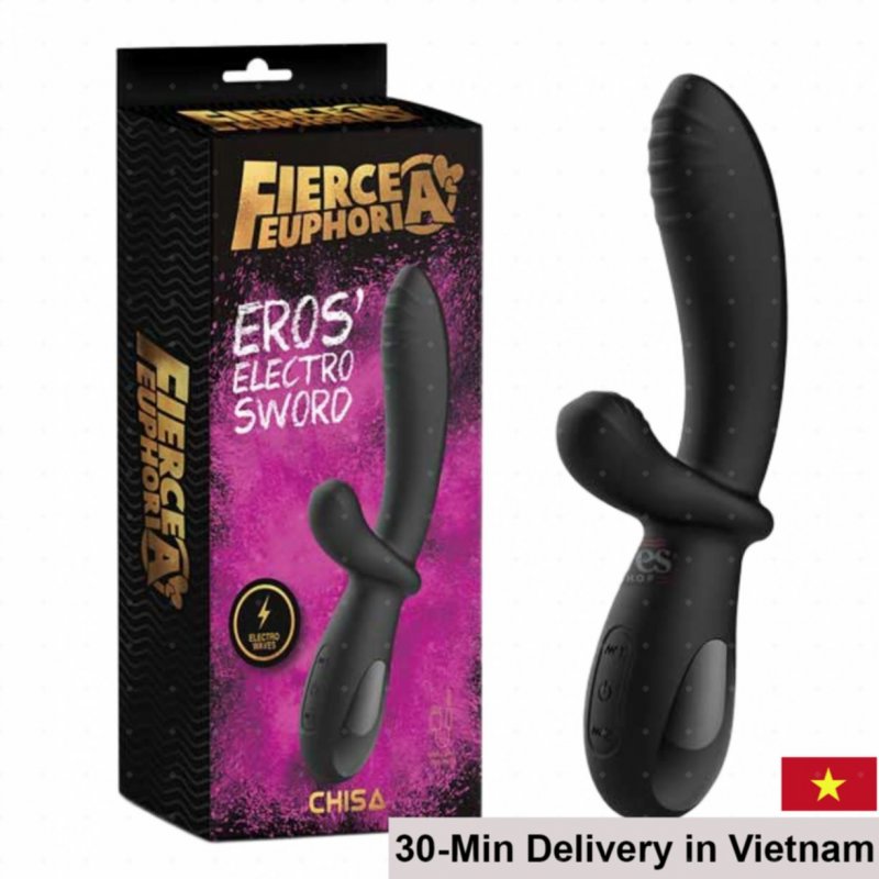 EROS Electro Sword 10-Mode Powerful Waterproof Handheld Vibrator 