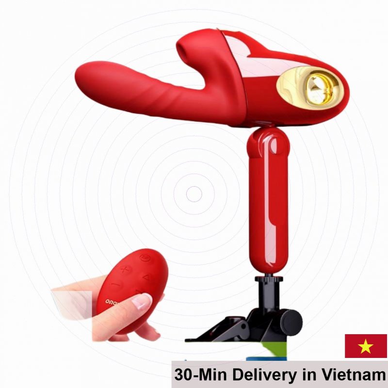 Leten Thick Pro Wall-Mounted Woman Vibrator Warm Thrust Suction 