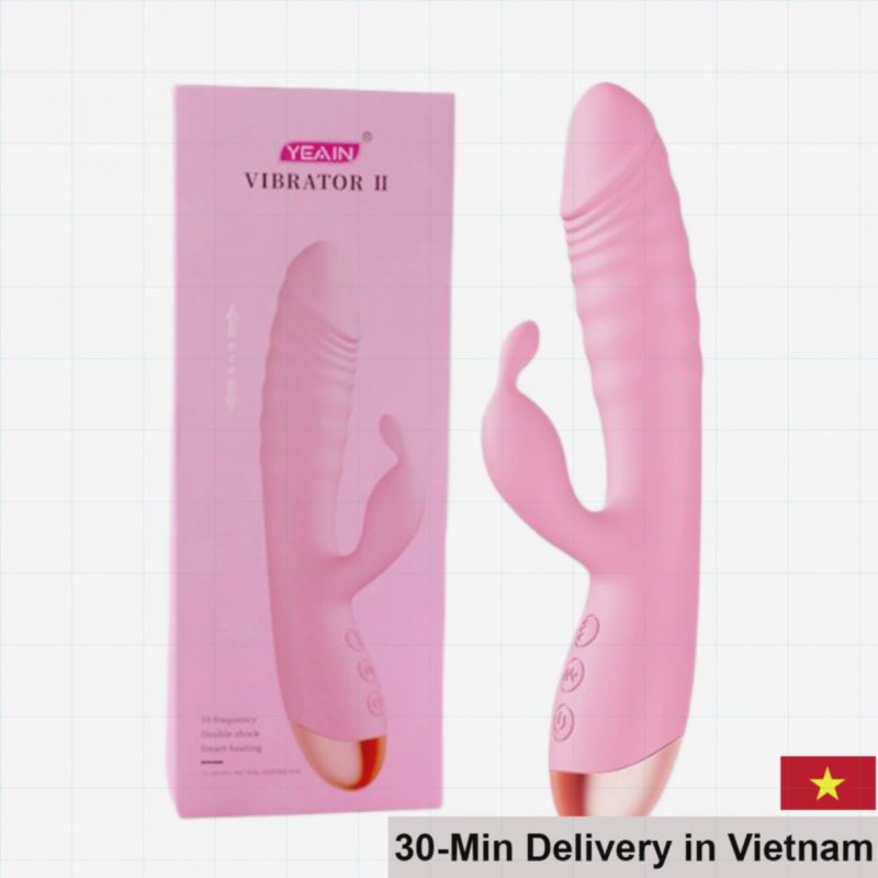 Yeain Deformed Rabbit II Warm Vibrator Suction 220mm Female Pleasure 