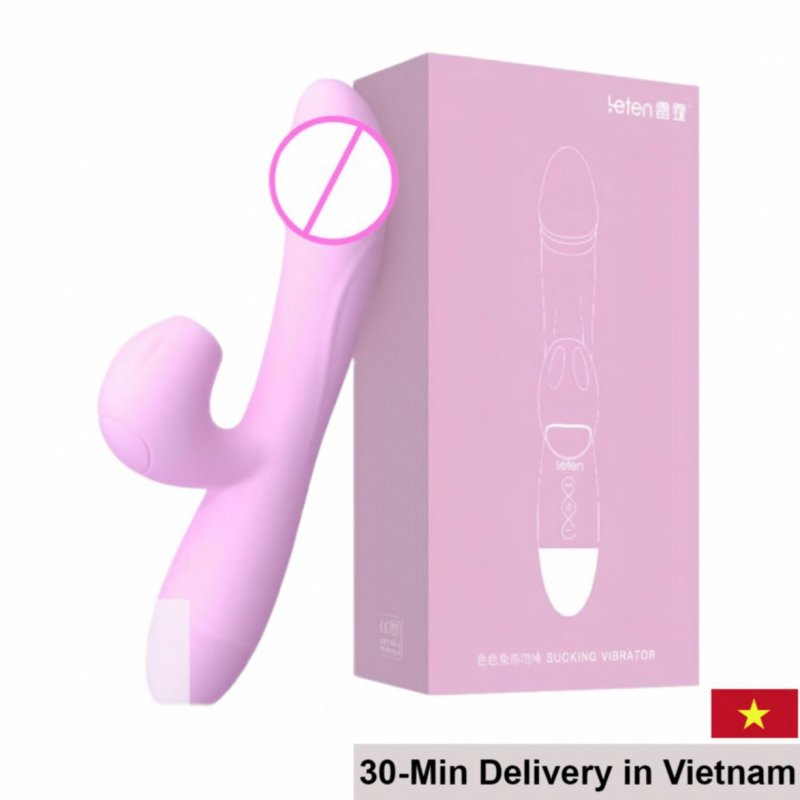 Leten Rabbit Vibrator Dual Function Heating Suction 