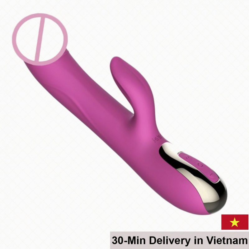 Leten High-End Vibrating Realistic Dildo Soft Pink 
