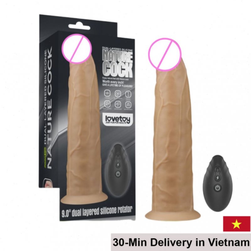 Lovetoy Nature Cock 9 Inch Suction Vortex Vibrator 