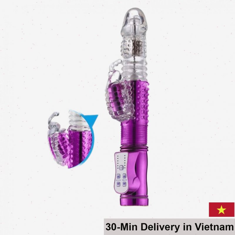 Butterfly Prince Powerful Super Rotating Vibrating Dildo 