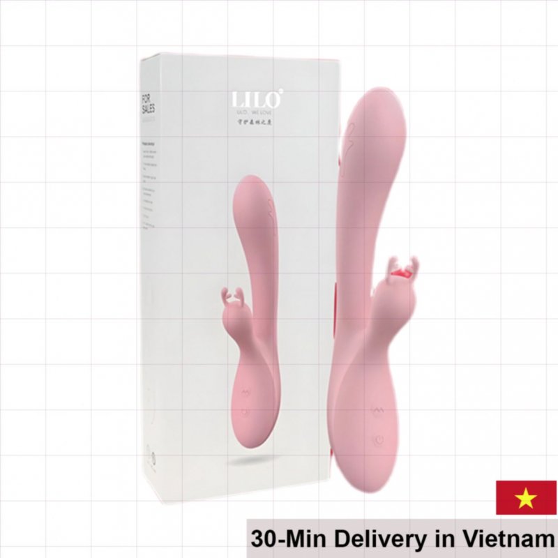 Lilo We Love Rabbit Ears Silicone Dildo for Couples 