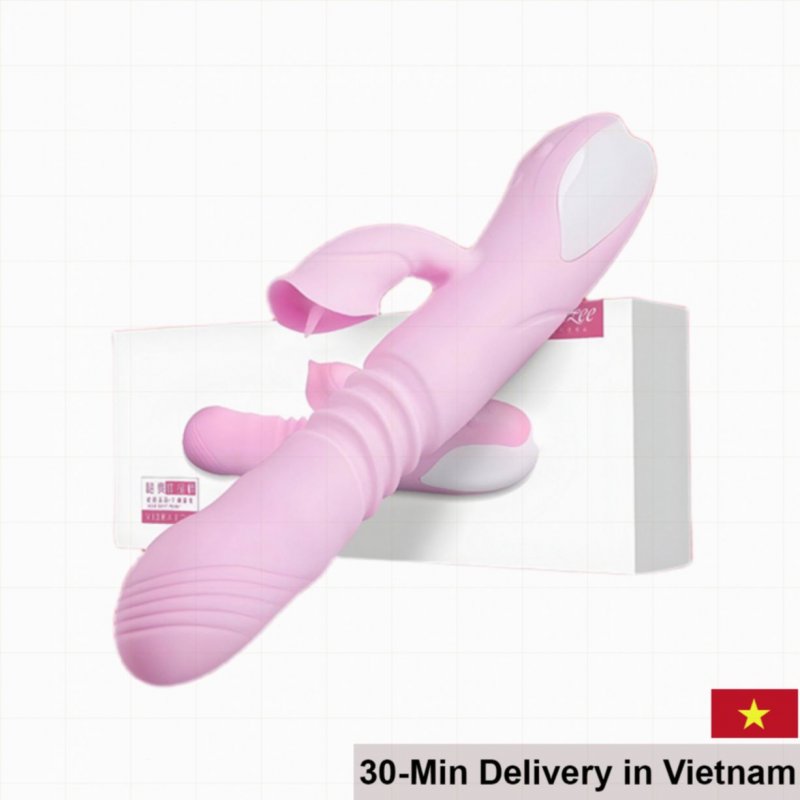 Mizz Zee Mysteri 3 in 1 Vibrating Thrusting Clitoral Dildo 