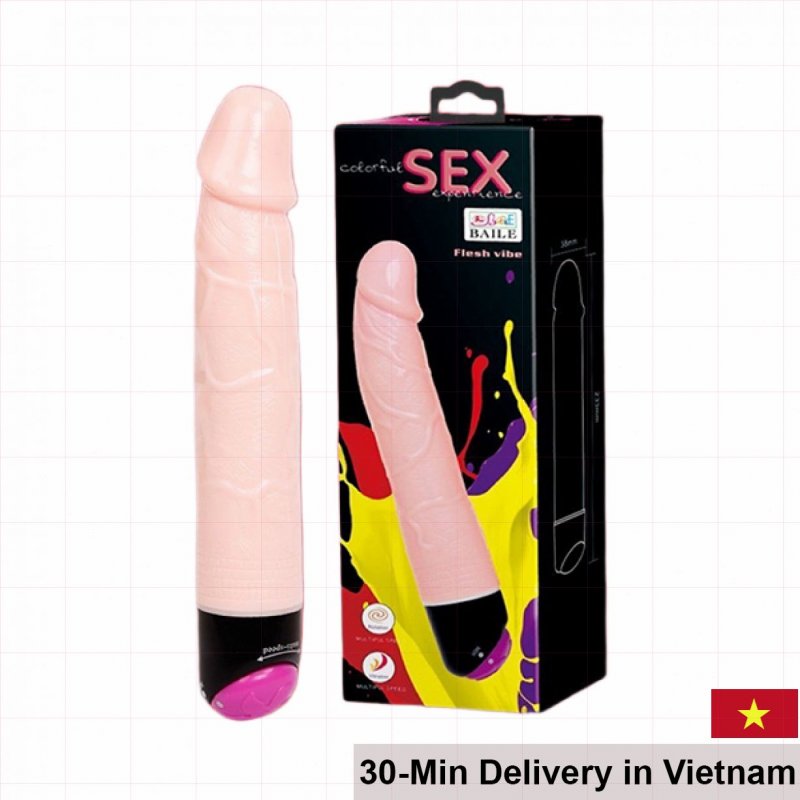 Baile Handheld Vibrating Rotating Head Dildo for Couples 