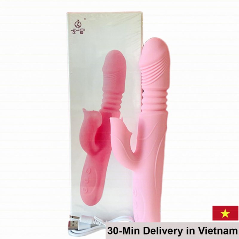 Jiuai Multi-Function Heated Vibrating Masturbator for Women 
