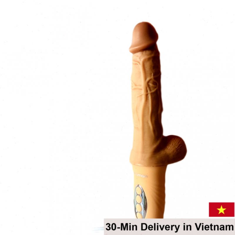 YunmanHeatingSoftVibratingSiliconeRechargeableDildo 