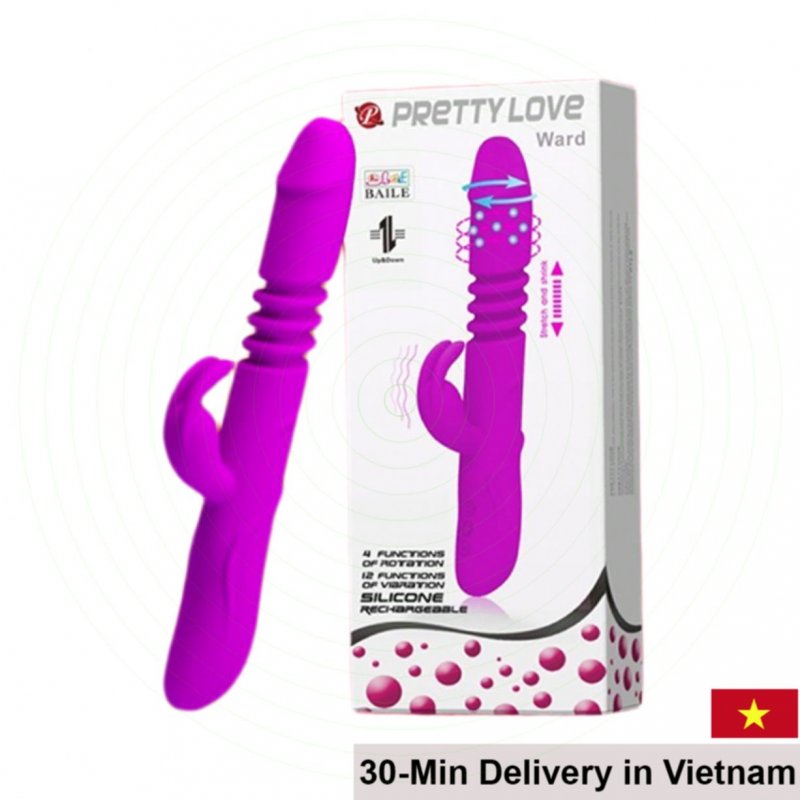 Pretty Love Ward Vibrating Rotating Thrusting Male Dildo 
