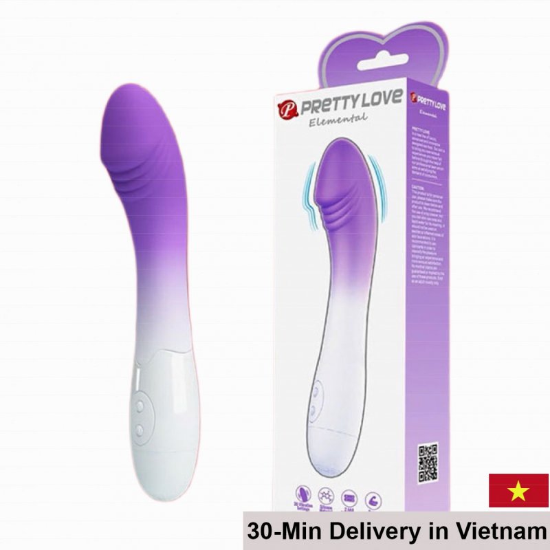 Pretty Love Elemental 30-Mode Medical Silicone G-Spot Dildo 
