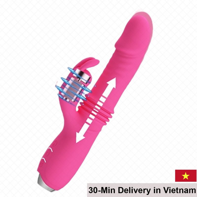 PrettyLove Dorathy Mini Vibrating Thrusting Clitoral Stimulator 