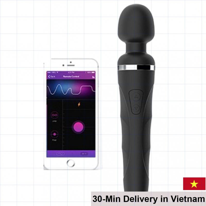 Lovense Domi 2 Remote App-Controlled Interactive Vibrating Wand 