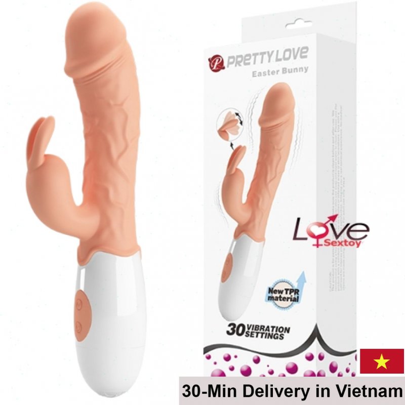 Prettylove Easter Bunny 30-Mode Vibrator Dildo 