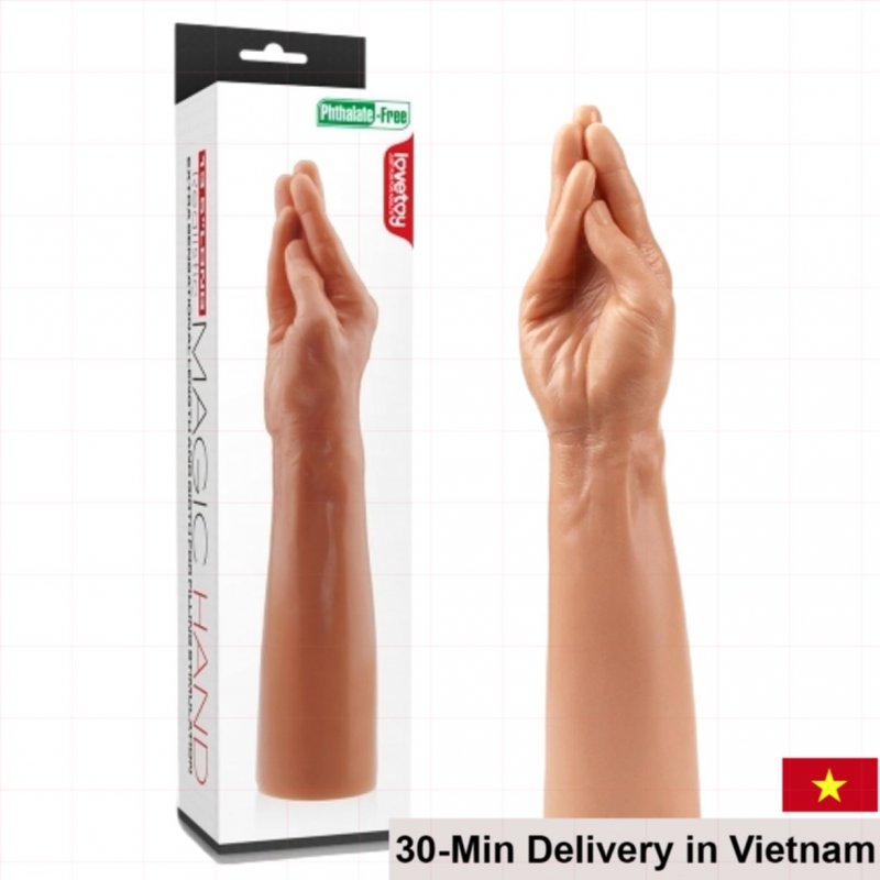 Lovetoy Kingsize 13.5 Inch Realistic Silicon Hand Dildo 
