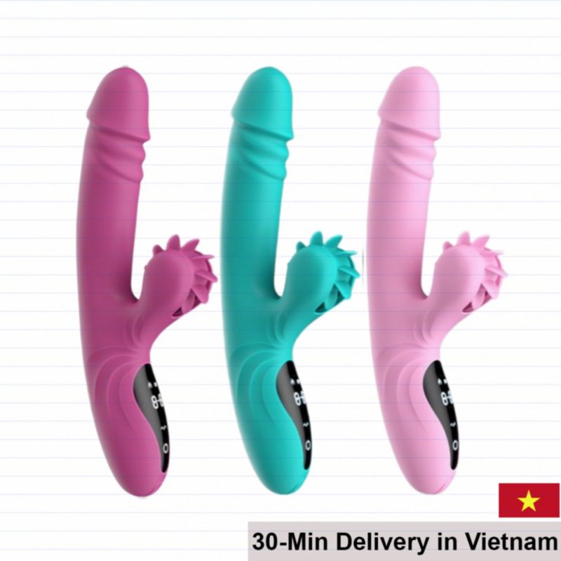 Yeain Hot Wheel Multifunction Rotating Thrusting Heating Silicone Toy 