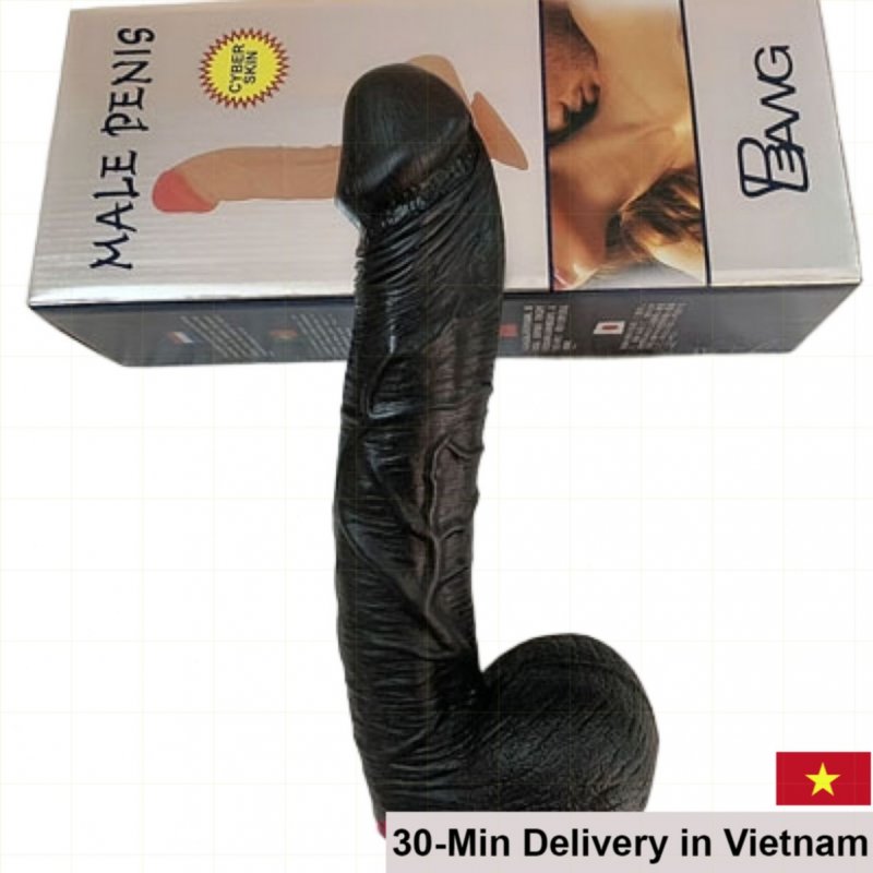 African Tribal Extra Large Black Dildo Intense Pleasure 