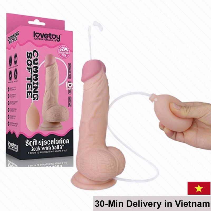 Lovetoy Realistic Soft Firing Silicone Male Masturbator 