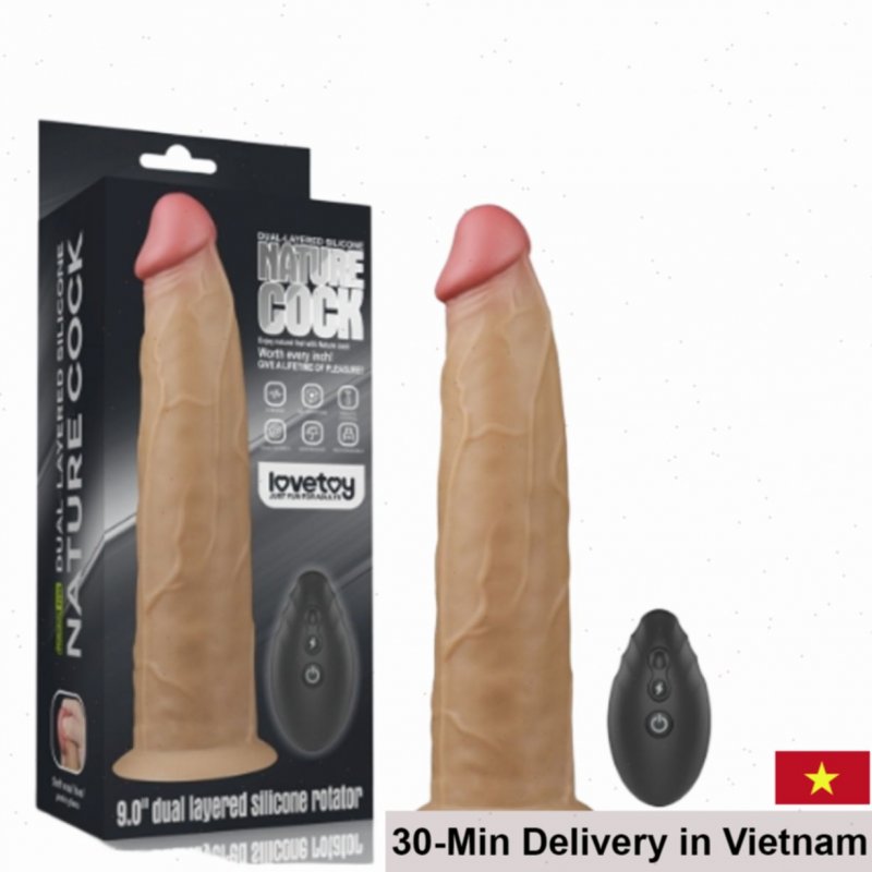 Lovetoy Rotator Soft Vibrator Realistic Texture Ultimate Pleasure 