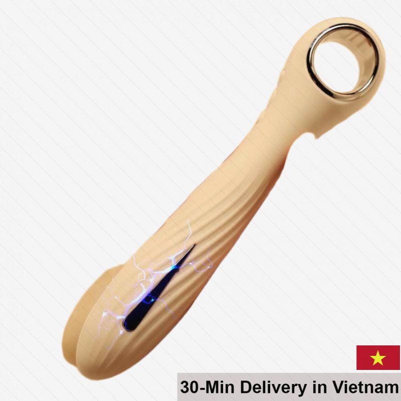 Mizzzee White Love Electric Shock Vibrator Multi Mode Royal 
