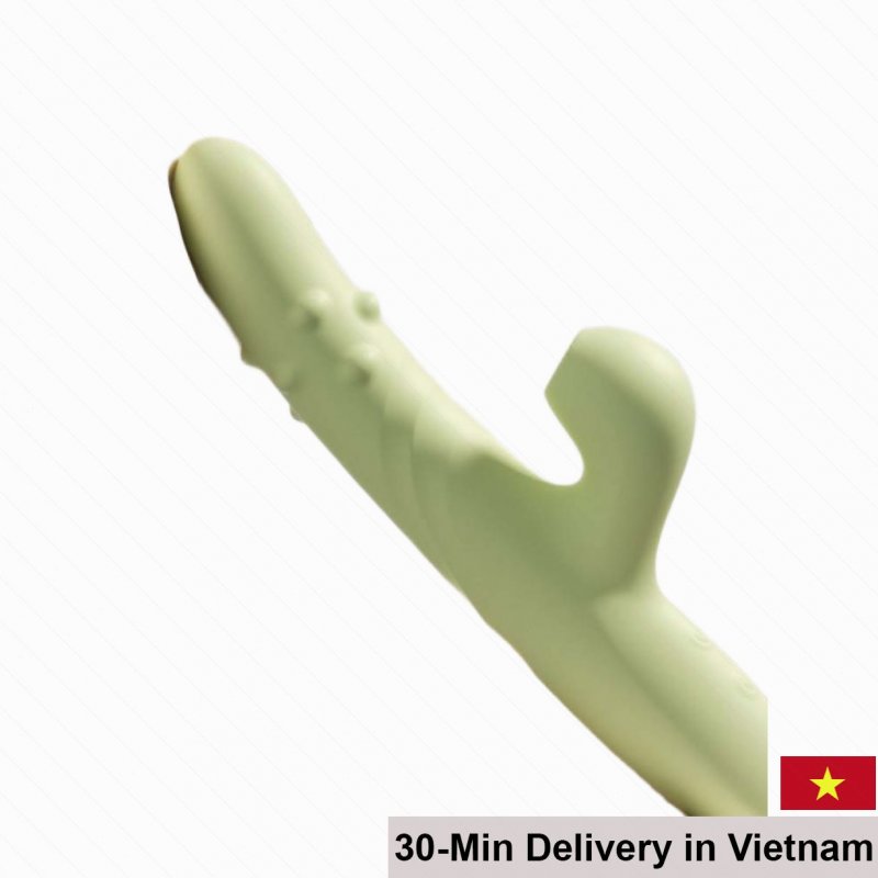 Mizzzee Mambo Green Rotating Suction G-Spot Dildo 