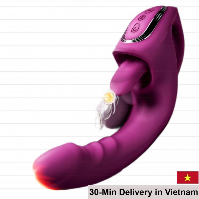 Jiuuy Legolas Handheld Tongue Licking Thrusting G-Spot Vibrator 