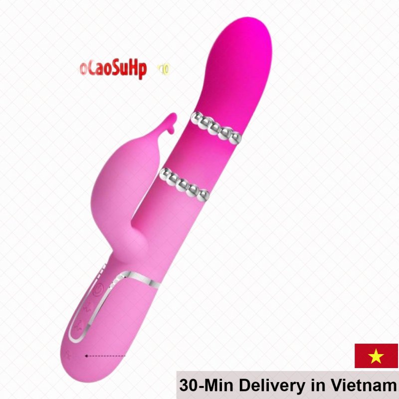 Pretty Love Rabbit Vibrator 4-in-1 Rotating Strong Multi-Speed 