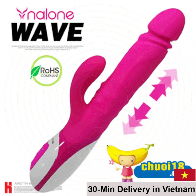 Nalone Wawe Japan Heated Rubbing Vibrating Silicone Toy 