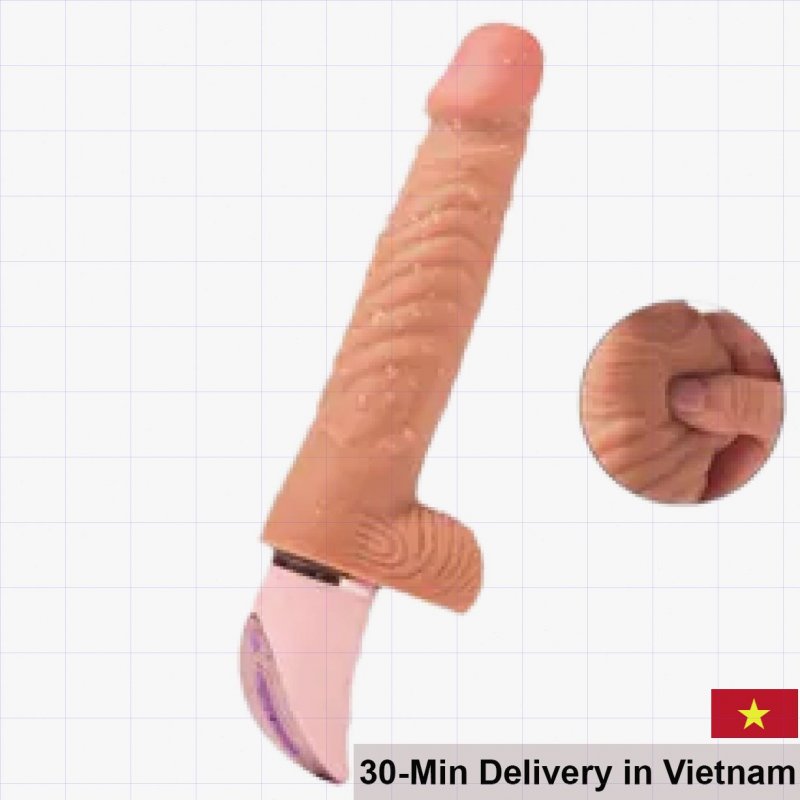 TSN Joker Heated Auto Vibrating Silicone Realistic Dildo 