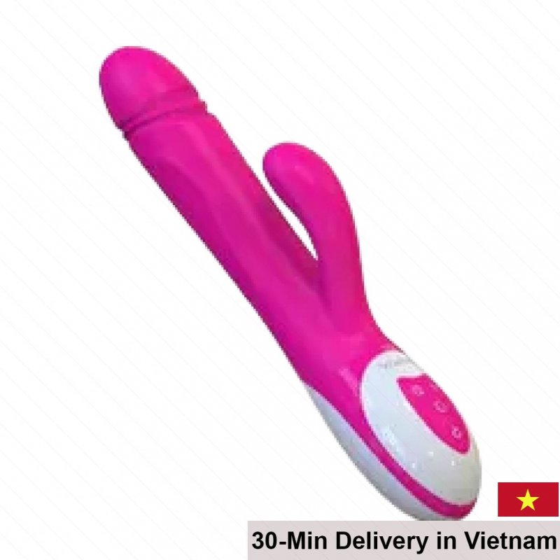 Nalone Wave Vibrating Thrusting Dildo USB Rechargeable for Female 