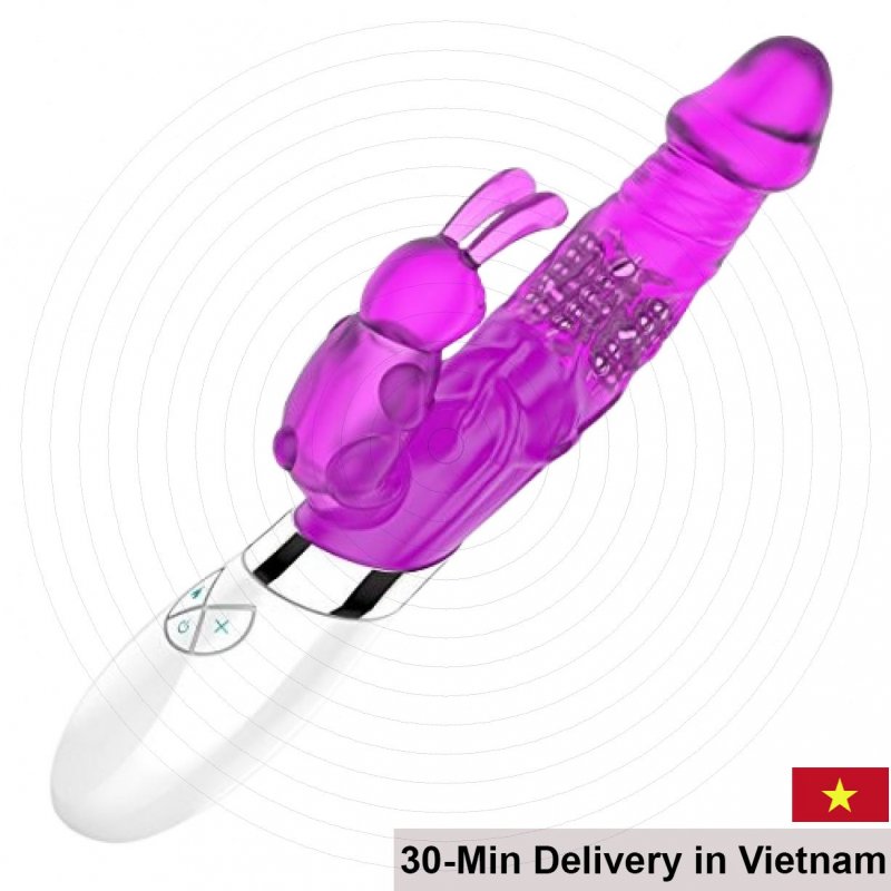 DIBE Multifunctional Vibrating Rotating Dildo 