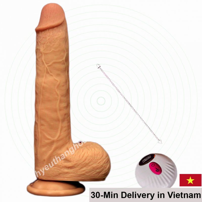 Yeain Multi-Function Dildo Silicone Heat Twist Thrust Vibrate 