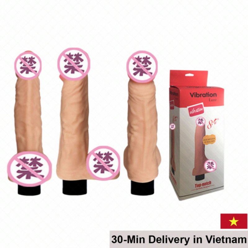 Lovetoy Soft Silicone Handheld Dildo with Bulb 20.5cm 