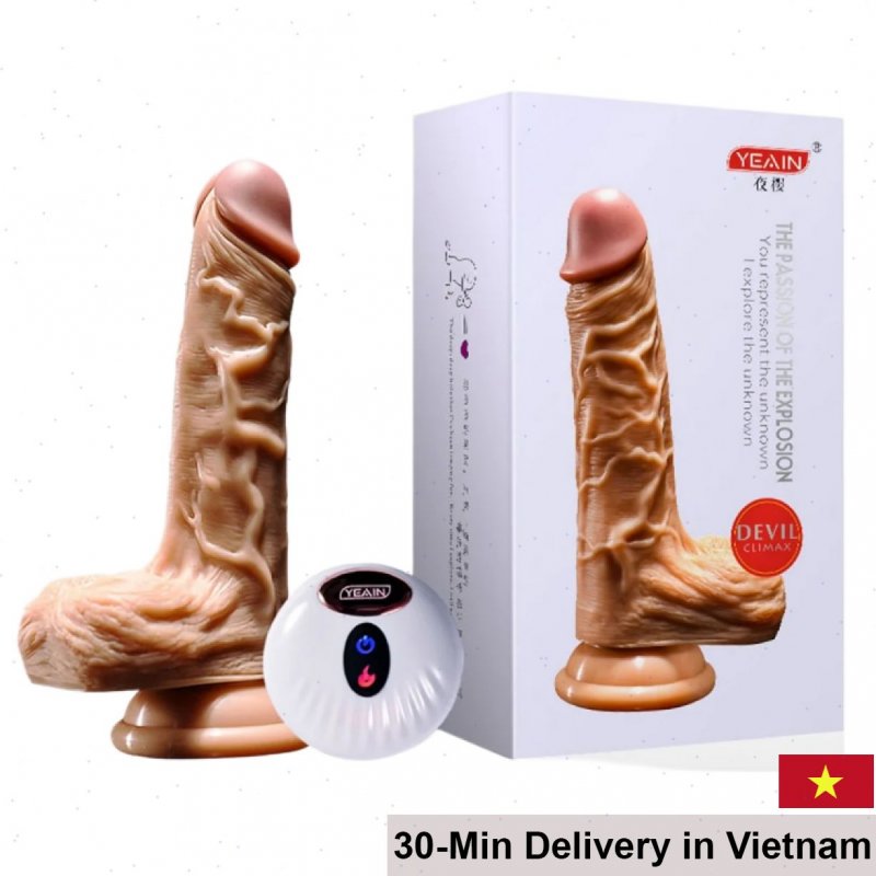 YEAIN Devil Heated 40° Remote Vibe & Rotation Toy 