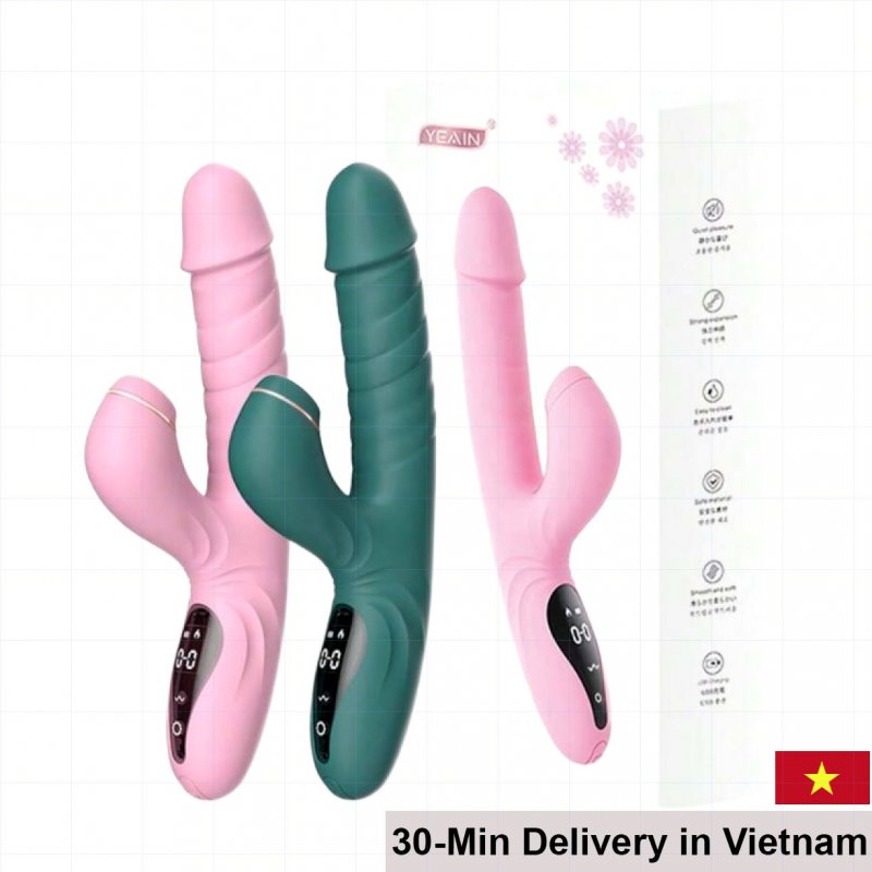 Yeain Hot Wheel Realistic Multi-Sensory Vibrating Dildo 