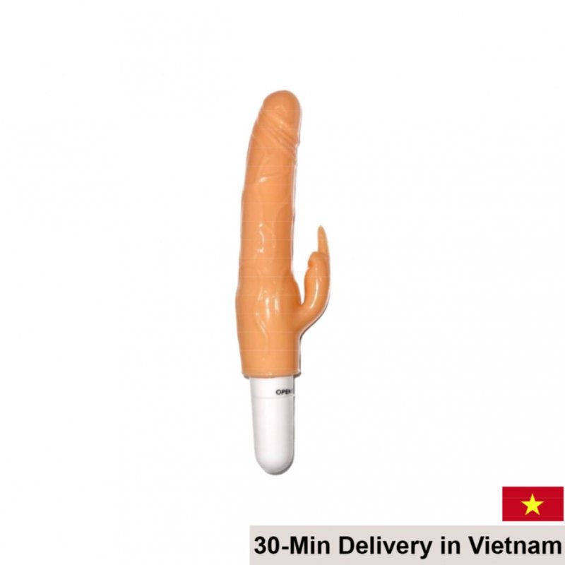 Baile Single Pin Skin Tone Silicone Vibrator Compact 